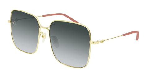 Gucci™ GG0443S 001 60 Gold Sunglasses 